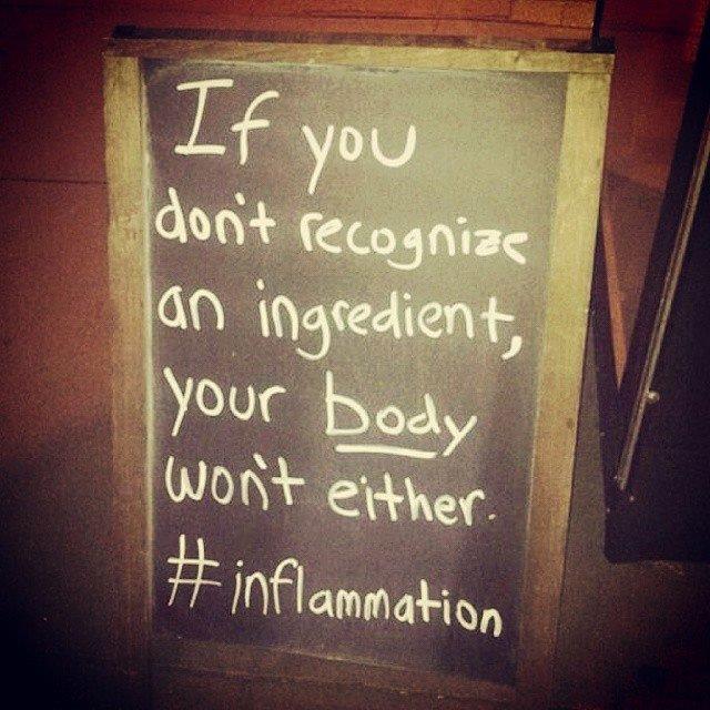 If you don't recognise an ingredient, your body won't either #inflammation #TheVitalitySecret